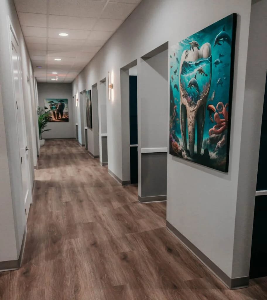 Hallway artwork